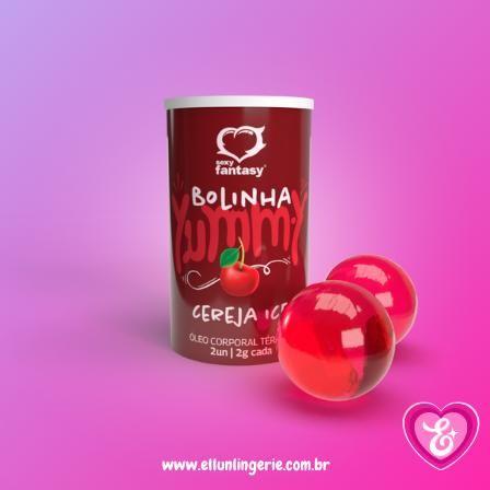 Bolinha Yummy- Cereja ice - SEXY FANTASY - Cosméticos Sexuais